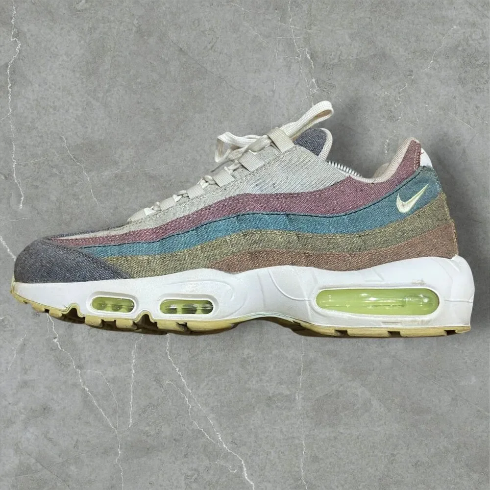 Nike Air Max 95 Multicolor Recycled Canvas Pack CK6478-001 Sneakers Mens Size 11